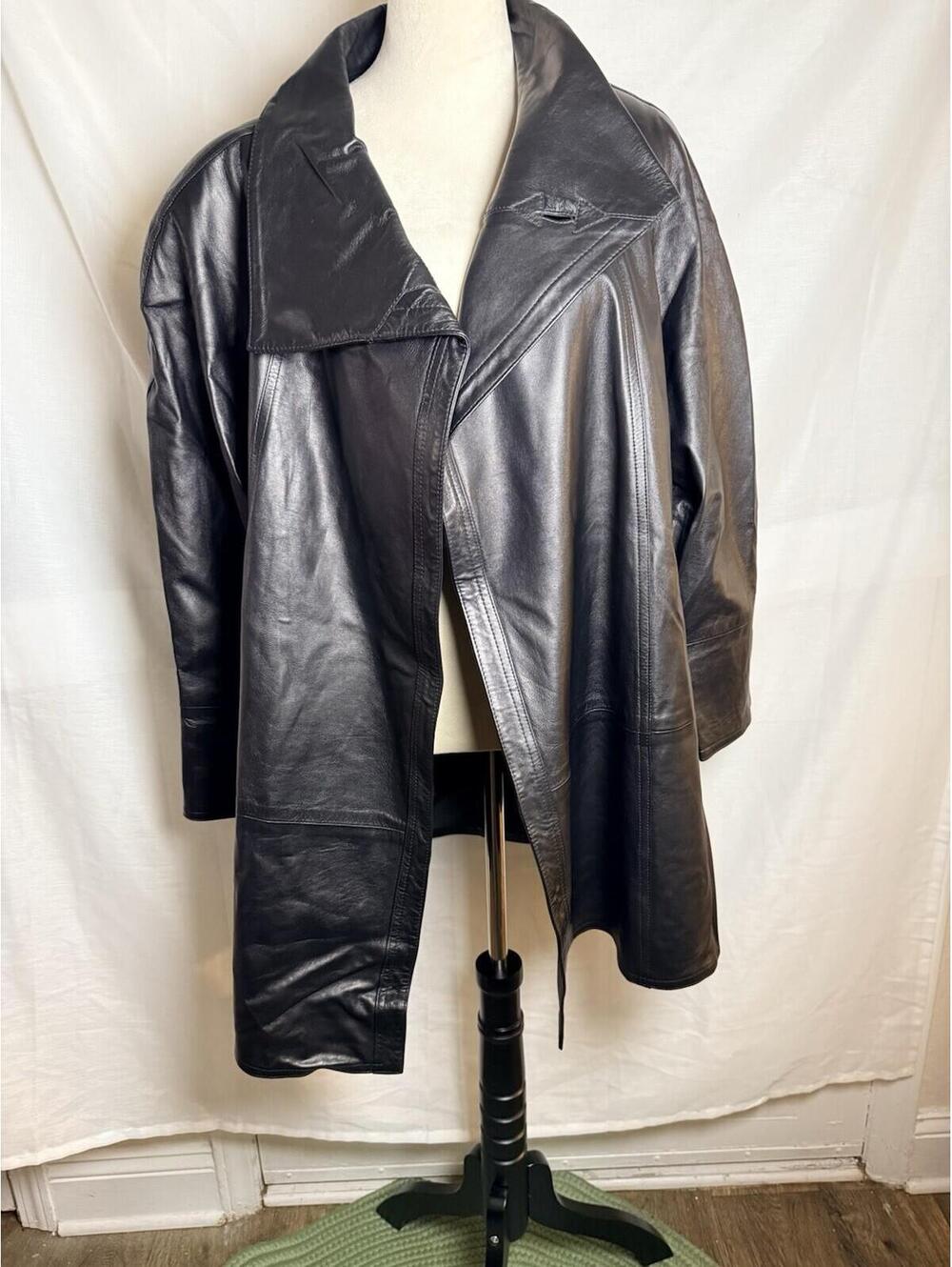 David 2 Leather Jacket, Vintage, Made In Italy, Women’s Size M